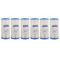 SPC-45-1030 R30-BB & RS6 Compatible Sediment Pleated Water Filter Washable Reusable 4.5 x 10 - 30 micron (6 Pack)
