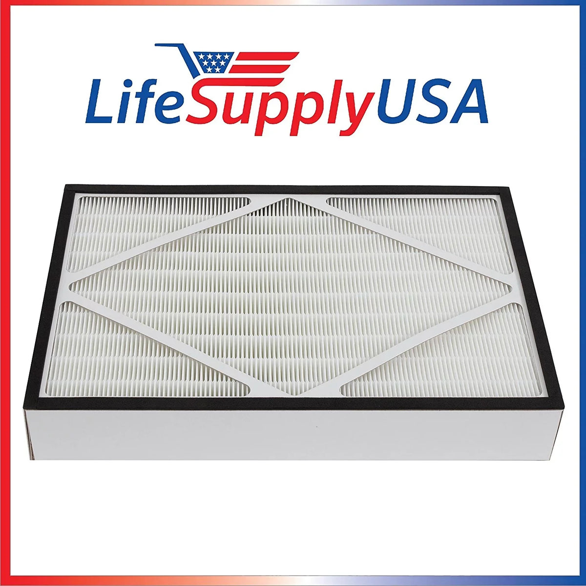 LifeSupplyUSA True HEPA Filter Compatible with Hamilton Beach 04913, 04162, 04163