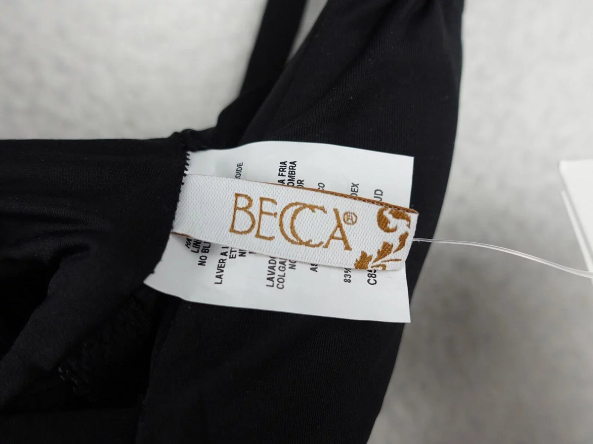 BECCA Swimsuit XS - Black - Rebecca Virtue Color Code Skylar Plunge One-Piece
