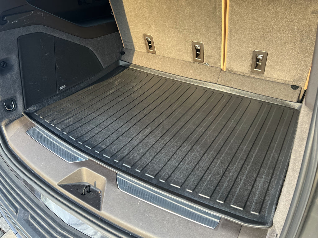 Premium Cargo Liner for GMC Yukon XL Denali 2021-2023 - 100% Protection - Custom Fit Car Trunk Mat - All-Season Black Cargo Mat - 3D Shaped Laser Measured Trunk Liners for Gmc Yukon XL
