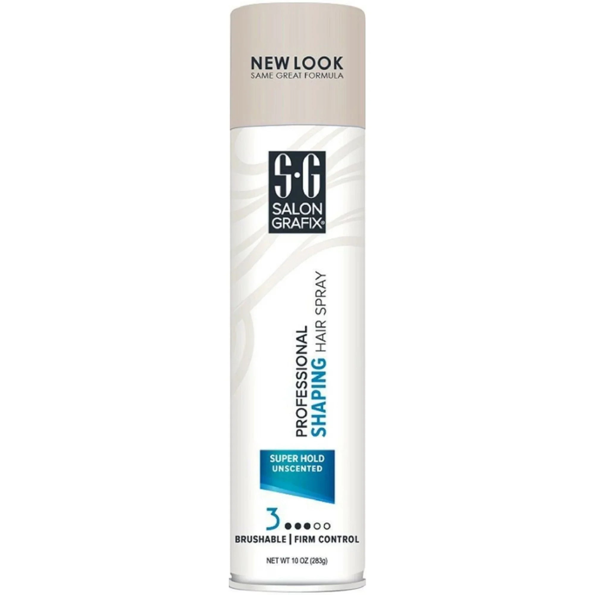5 Pack Salon Grafix Unscented Shaping Hair Spray, 10oz each