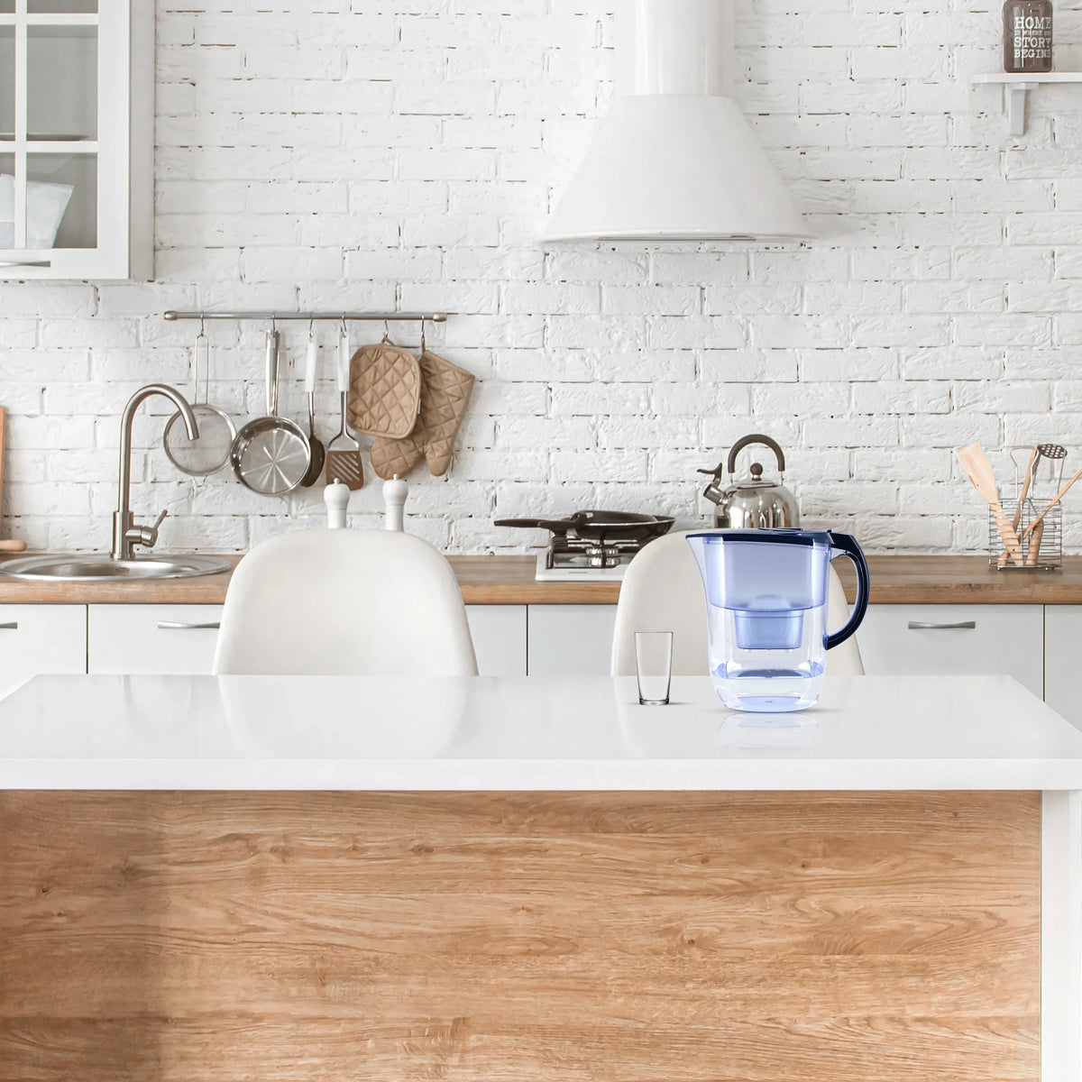 EHM  Alkaline Water Pitcher - 3.8L Pure Healthy Water Ionizer - BPA Free & Anti-Bacterial Filter - Healthy, Clean & Toxin-Free Water In Minutes - Boost Your Energy Levels & Immune System