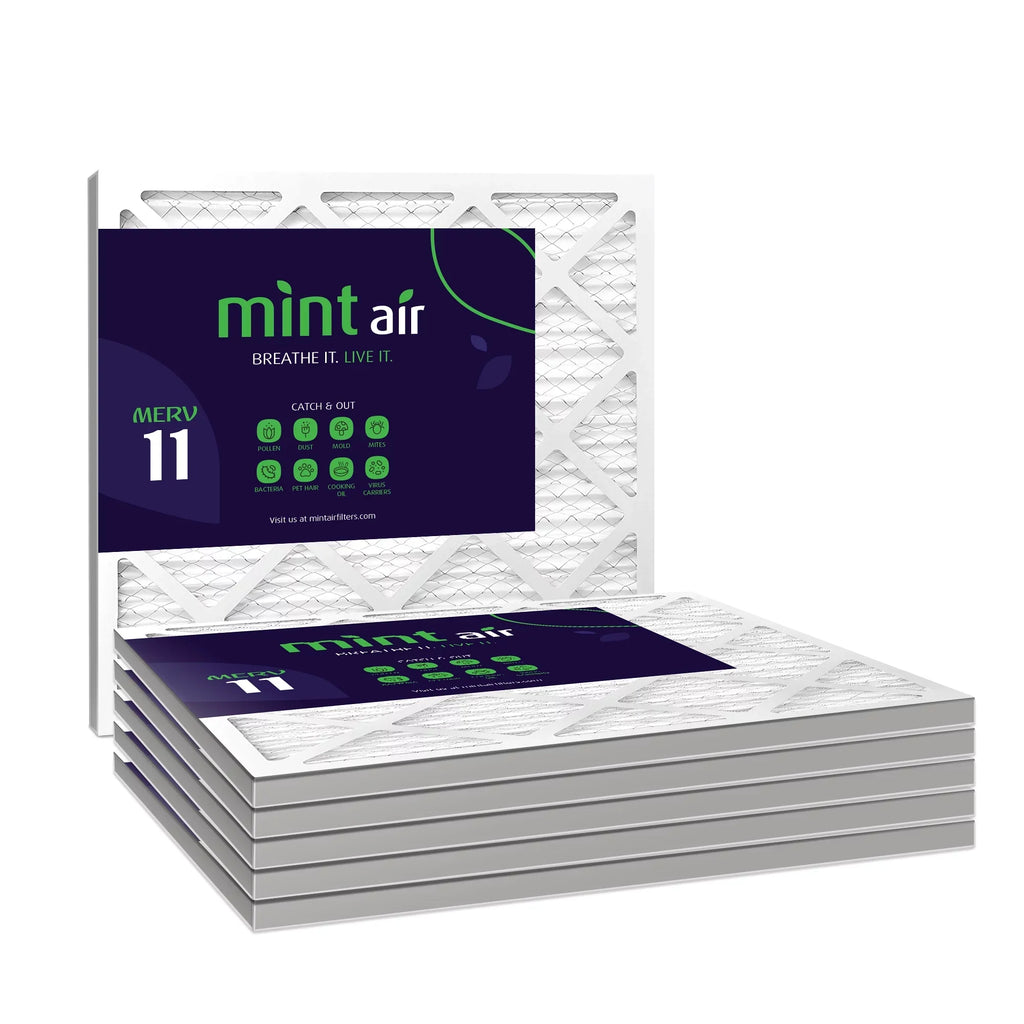 Simply Filters, 16x20x1 Air Filter, MERV 11, MPR 1000, AC Furnace Air Filter, 6-Pack