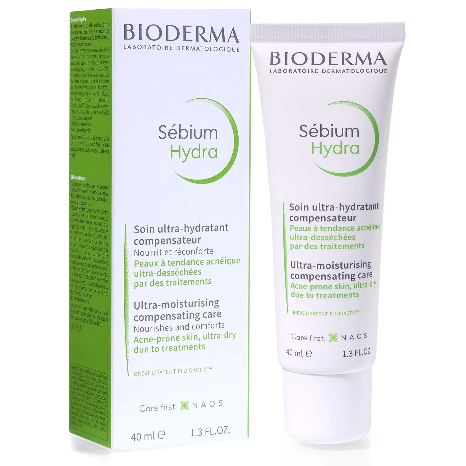 Bioderma Sebium Hydra Ultra-Moisturizer- For Dry and Acne Prone Skin, 40ml