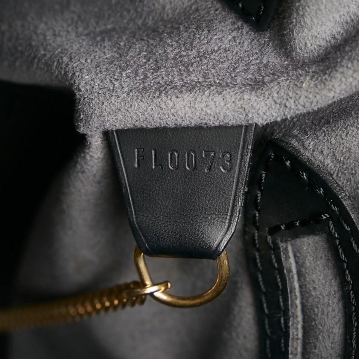 Pre-Owned Louis Vuitton Epi Bucket PM Tote Bag Shoulder M58992 Noir Black Leather Ladies LOUIS VUITTON (Fair)