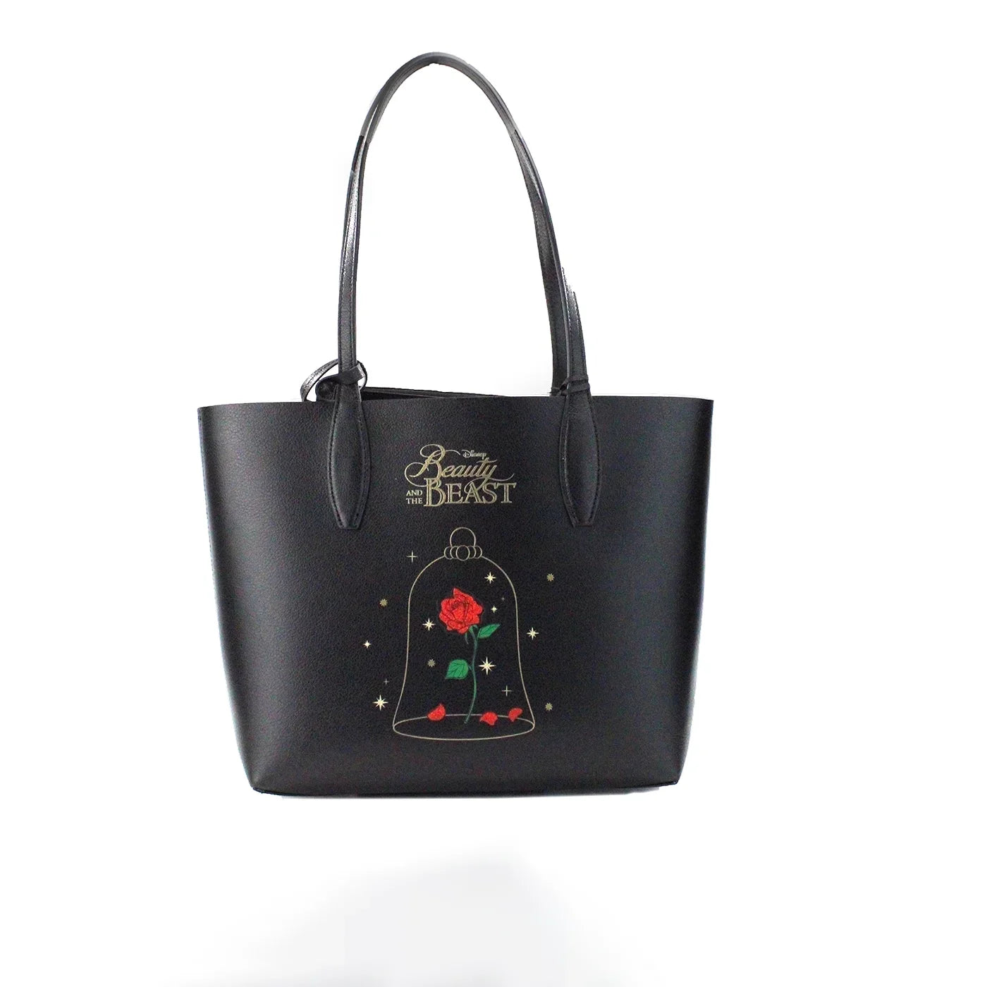 Kate Spade X Disney Beauty And The Beast Small Leather Reversible Tote Handbag