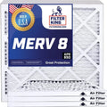 Filter King 26x52.5x1 Air Filter | 4-PACK | MERV 8 HVAC Pleated A/C Furnace Filters | MADE IN USA | Actual Size: 26 x 52.5 x .75"
