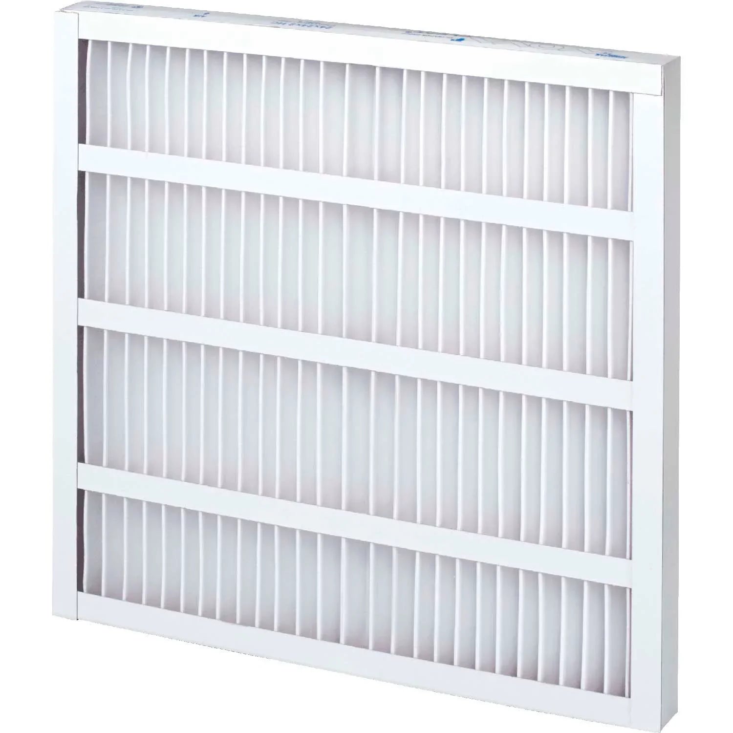 Global Industrial High Capacity Pleated Air Filter, MERV 8, Self-Supported, 25"Wx20"Hx1"D, Lot of 12