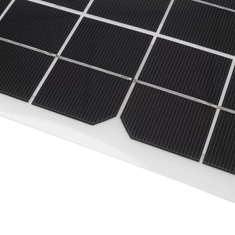 ligaofeng Multifunctional Ultra-thin 20W Monocrystalline Solar Panel Battery Charger with USB Output Ports Waterproof Portable
