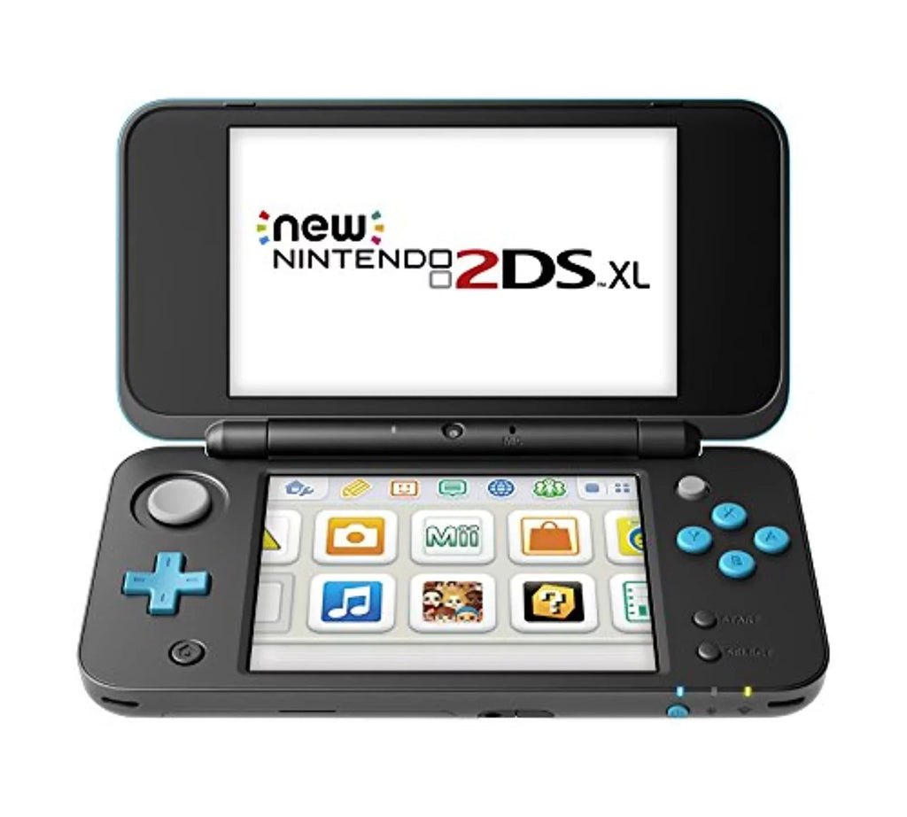Repaired Nintendo New Model 2DS XL Black Turquoise (Refurbished)