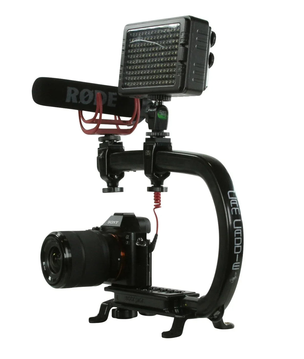 Cam Caddie Scorpion MAX Edition Universal Stabilzing Camera Handle - Includes 2 Accessory Shoes