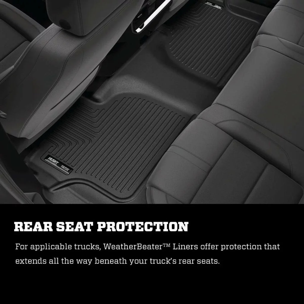 Husky by RealTruck 2nd Seat Floor Liner Compatible with 17-19 Pacifica Compatible with select: 2017-2021 Chrysler Pacifica Touring L, 2020-2021 Chrysler Voyager