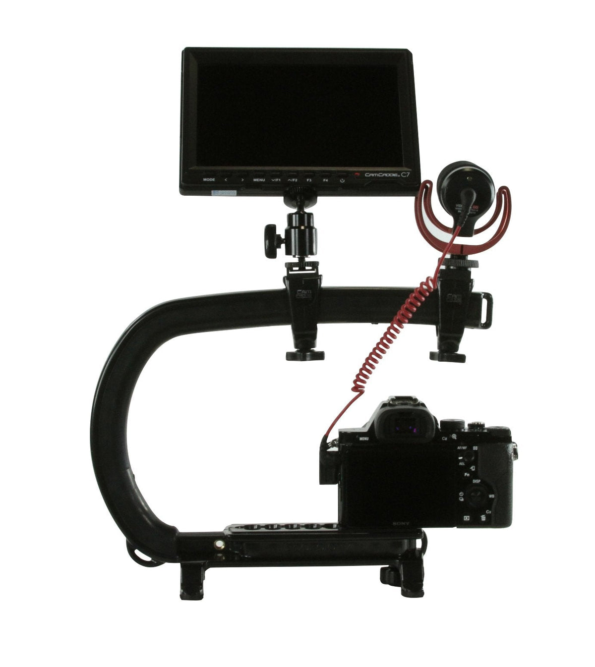 Cam Caddie Scorpion MAX Edition Universal Stabilzing Camera Handle - Includes 2 Accessory Shoes