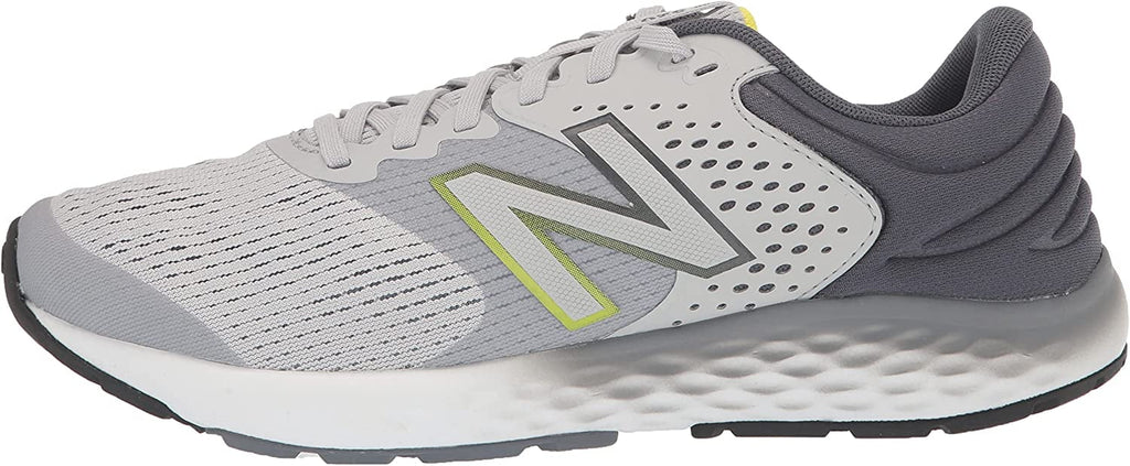 New Balance Men's 520 V7 Running Shoe, Gray/Gray/Hilite, 12
