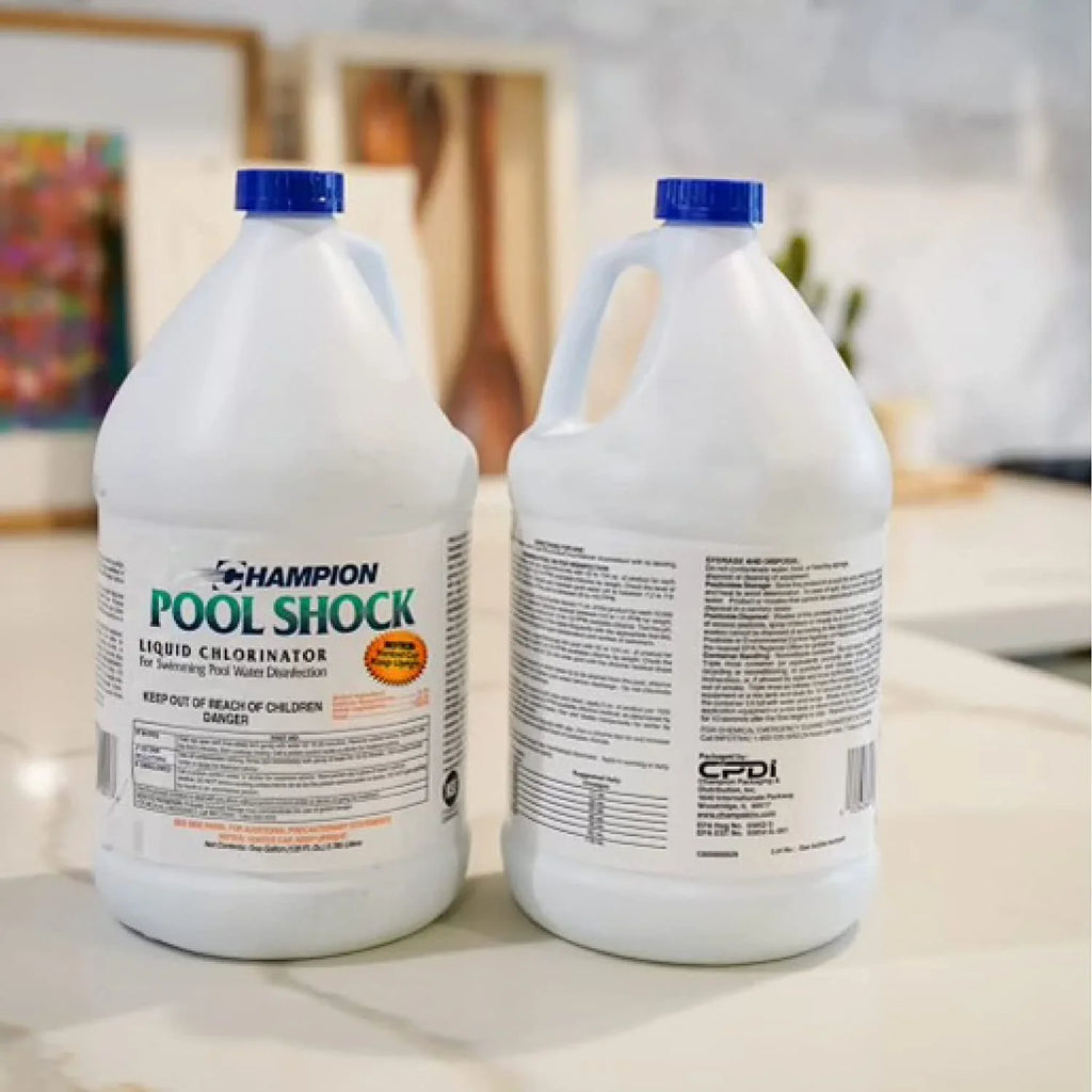 Liquid Chlorine Pool Shock (Case - 1 Gallons) - 12.5% Sodium Hypochlorite
