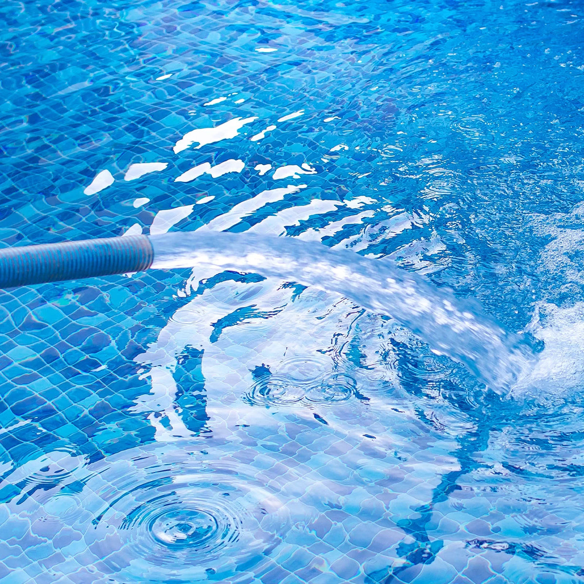 Lightweight Backwash Hose Lay Flat Reinforced Discharge PVC Hose 65mm ID 49ft for Swimming Pool