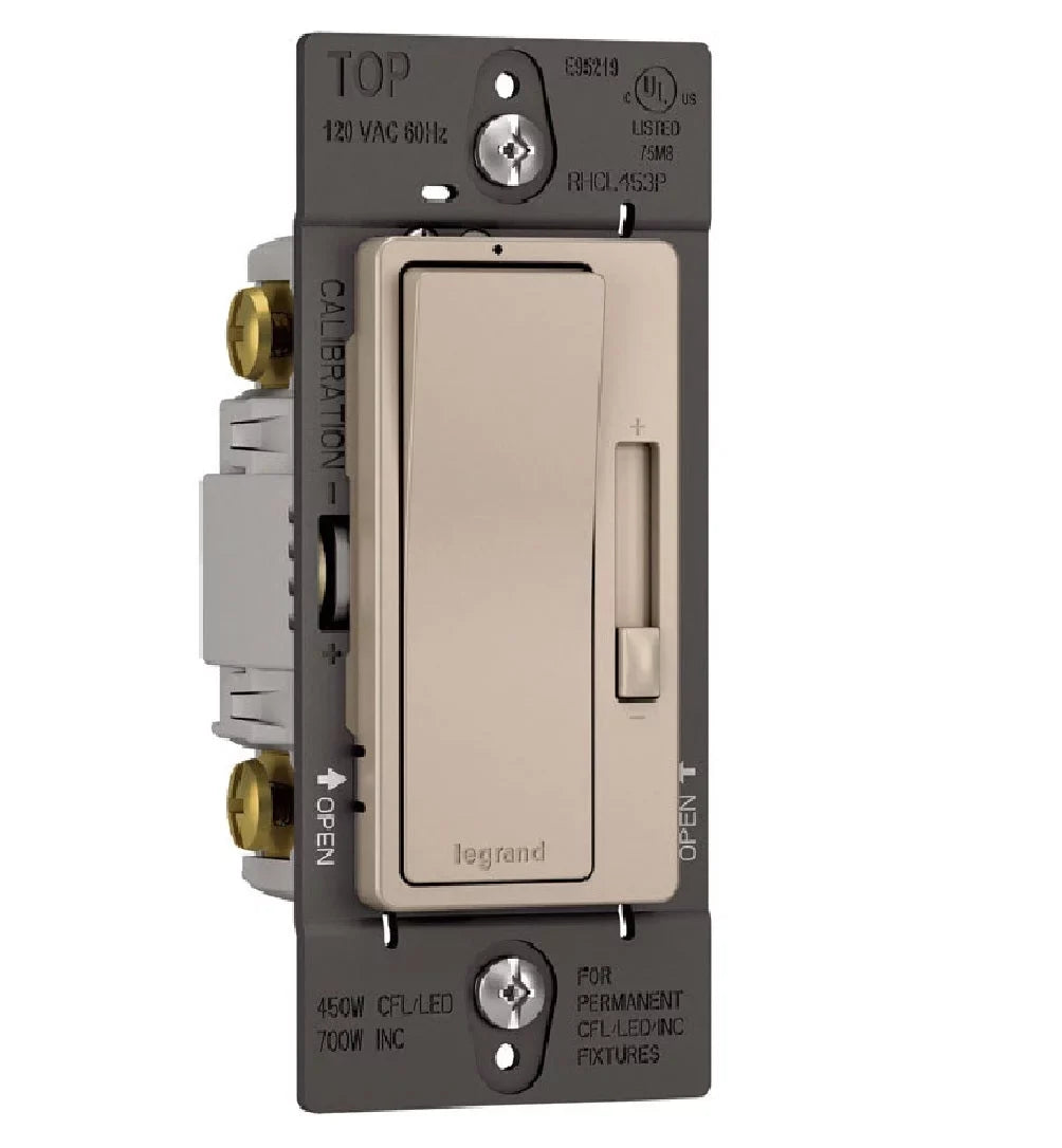 Legrand RHCL453PNICCV4 Radiant Slide Dimmer Switch, 15 Amp, Each