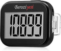 3D Pedometer for Walking, Simple Step Counter for Walking with Removable Clip and Lanyard, Accurate Pedometers for Steps, Step Tracker with Large Screen for Men Women and Kids