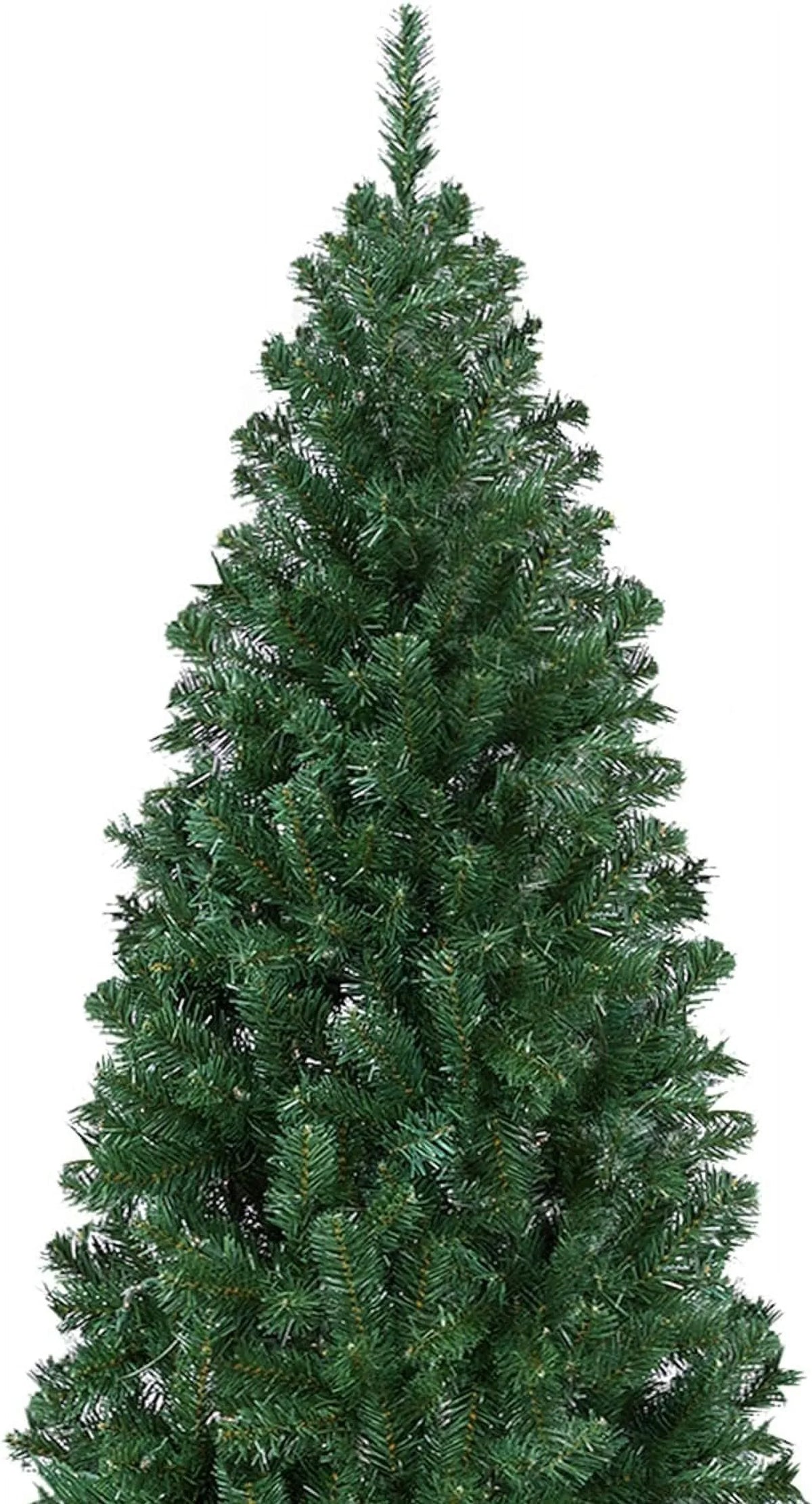 Artificial Christmas Tree Kingswood Fir Pencil Tree Includes Foldable Stand Holiday Decoration Slim Tree, 7.5Ft Green