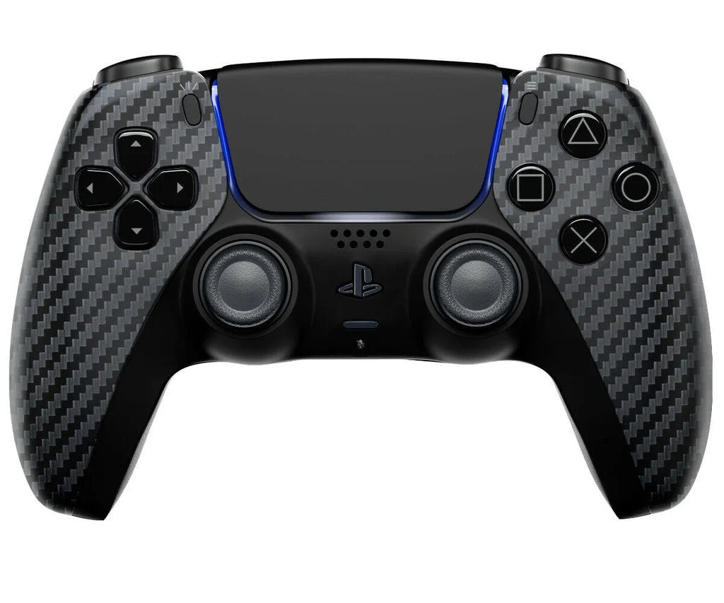 ModdedZone CARBON Custom UN-Modded Controller Unique Design for PS5 OEM OEM Authentic Controller