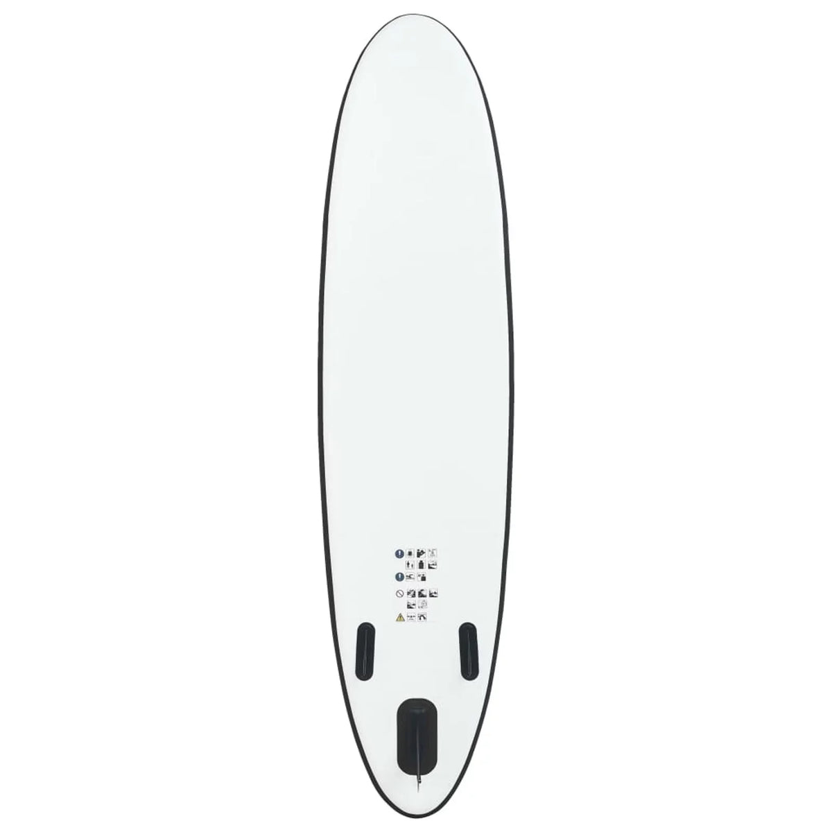 OWSOO Inflatable Paddle Board Set Black and White