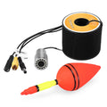 Tomshoo 1200TVL Underwater Fishing 12 LEDs Night Vision Waterproof Fish Shape Boat Ice Fishing Accessories with 15m30m50m Cable