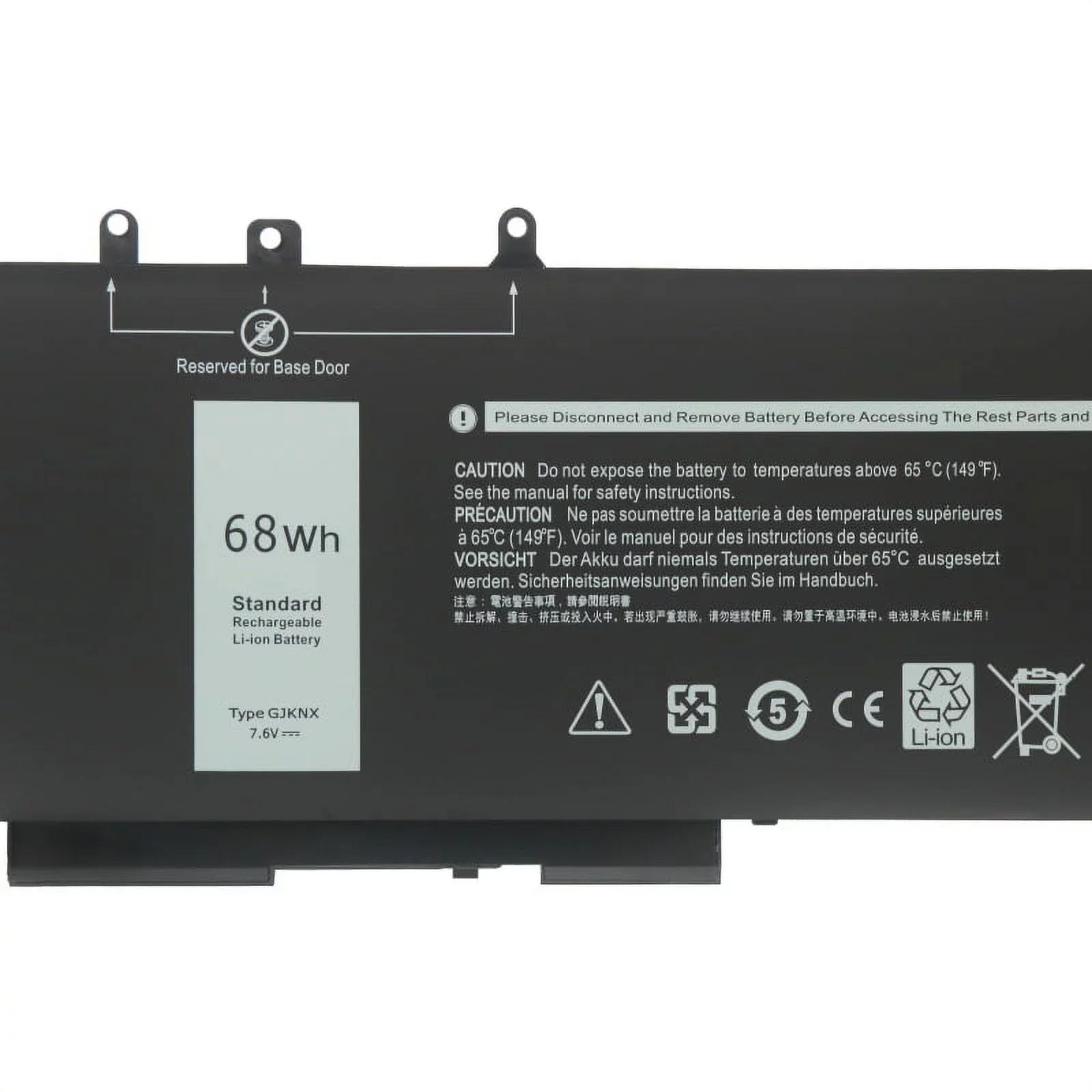 ✅GJKNX Portable PC Battery For Dell Edition 5480 5580 5280 5490 5491 5580 5590 5591