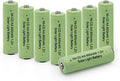 BAOBIAN AA NiCd 800mAh 1.2V Rechargeable Batteries for Outdoor Solar Garden Lights, Remotes, Mice Solar Light Batteries (8 PCS)