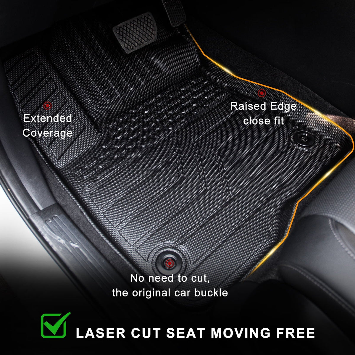 Fit 2023 2024 Honda CRV Cargo Mat Trunk Mat All Weather Cargo Liner 2023 CR-V Fuel Accessories Non-Hybrid