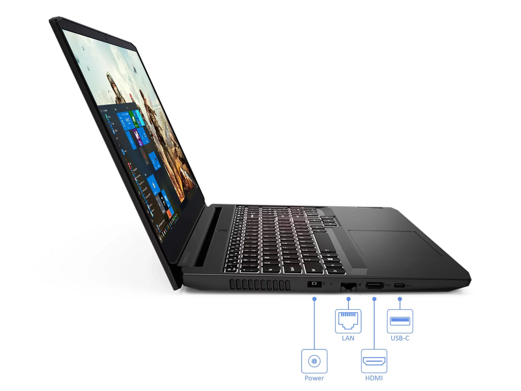 Lenovo IdeaPad 3i Gaming Notebook, 15.6" 120Hz FHD Monitor, Processor Core i7-11370H Upto 4.8GHz, 8GB RAM, 256GB NVMe SSD + 1TB HDD, NVIDIA GeForce RTX 3050 Ti, HDMI, Windows 10 Home (82K10003US)
