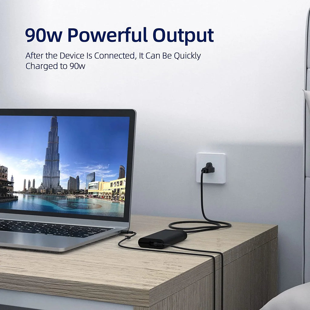 90W USBC Type C AC Adapter for Dell XPS 13 9370, 15 9560, Precision 5550, 5750, 3540 LA90PM170