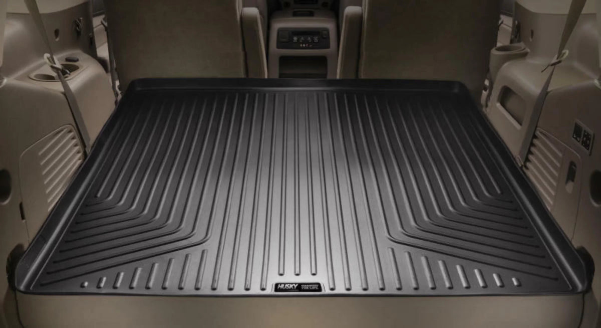 Husky by RealTruck Weatherbeater Series Cargo Liner Black Compatible with 07-12 Chevrolet Tahoe/07-12 GMC Yukon; w/ or w/o 3rd row Seat