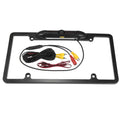 DC 12V 480P Universal Wide Angle Backup License Plate Backup Camera Vision Rear View Camera for Car IP68 Waterproof