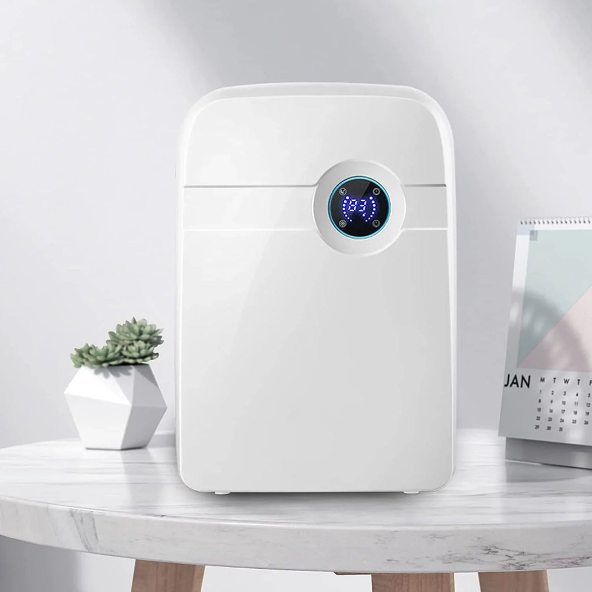 Miumaeov Silent Dehumidifier Moisture Humidity Removal Absorber 2.5L with Drain Hose