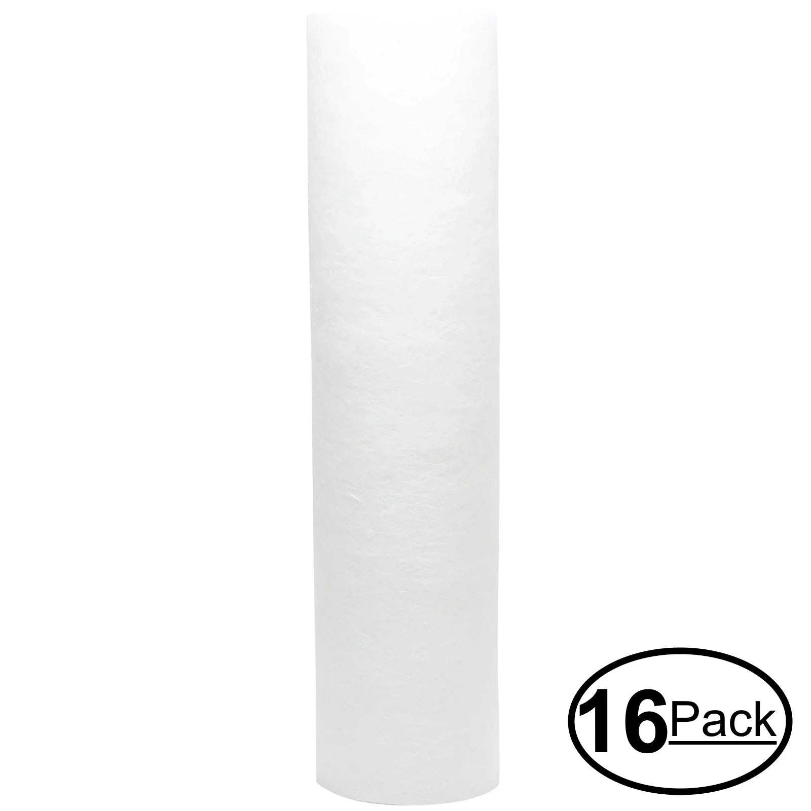 16-Pack Replacement for H2O Distributors H2O-RUS-300 Polypropylene Sediment Filter - Universal 10-inch 5-Micron Cartridge for H2O Distributors H2O RUS-300 Triple Under Sink Filter - Denali Pure Brand