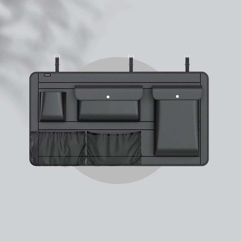 Car Back Seat Trunk Hanging Organizer 90cmx45cm Saving Space Easily Install Durable with Multiple Pockets for SUV Truck