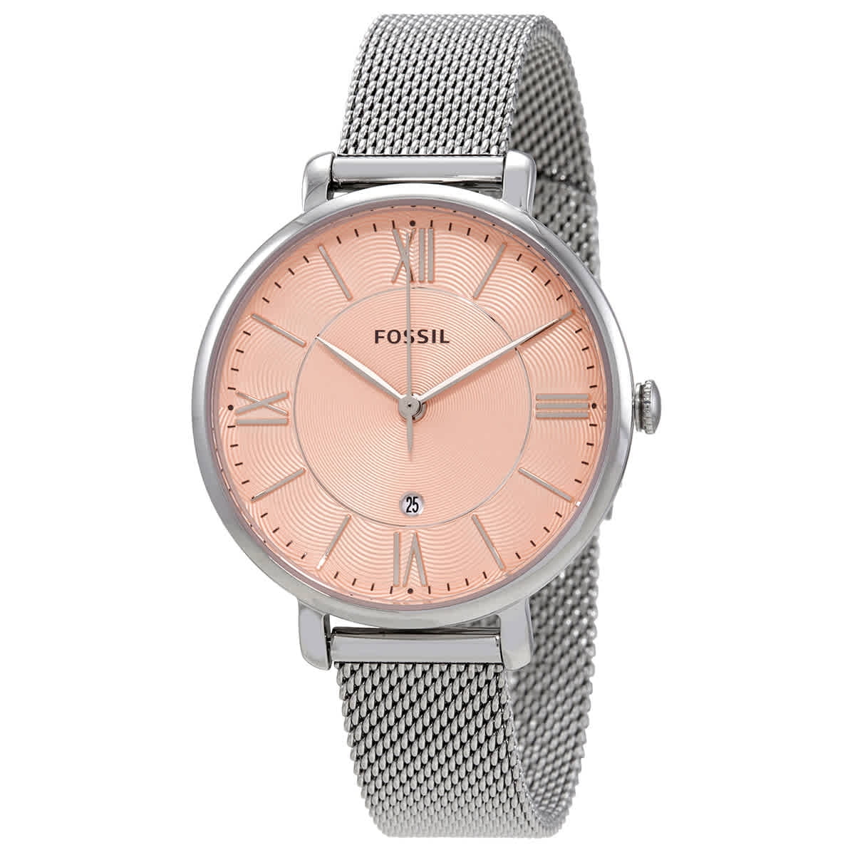 Fossil Jacqueline Quartz Pink Dial Ladies Watch ES5089