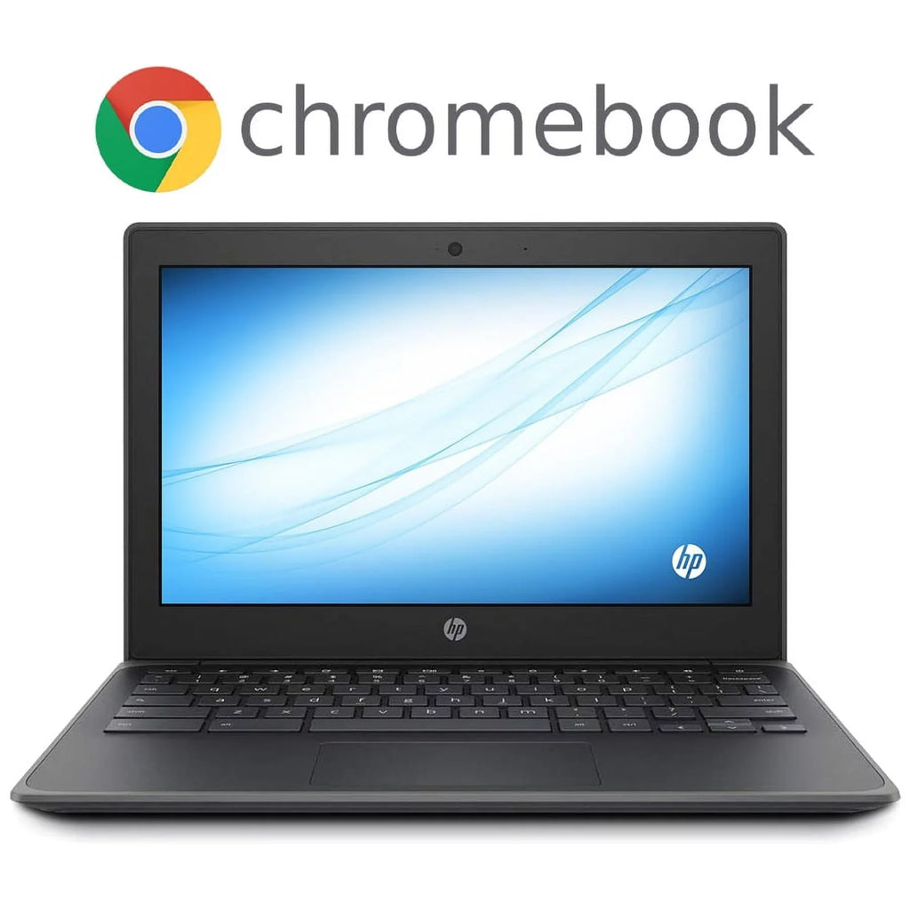 Refurbished HP 16W64UT 11A G8 11.6" HD A4-9120C 1.6GHz AMD Radeon Graphics 4GB RAM 32GB SSD Chrome OS Chalkboard Grey (Refurbished)