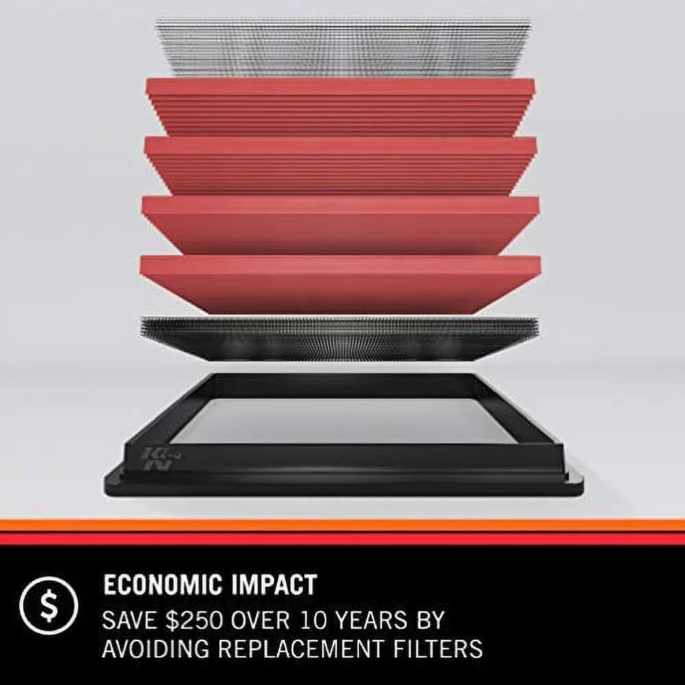 K&N 33-2313 High Performance Replacement Air Filter
