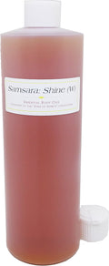 Samsara: Shine - Type For Women Perfume Body Oil Fragrance [Flip Cap - HDPE Plastic - Gold - 1 lb.]