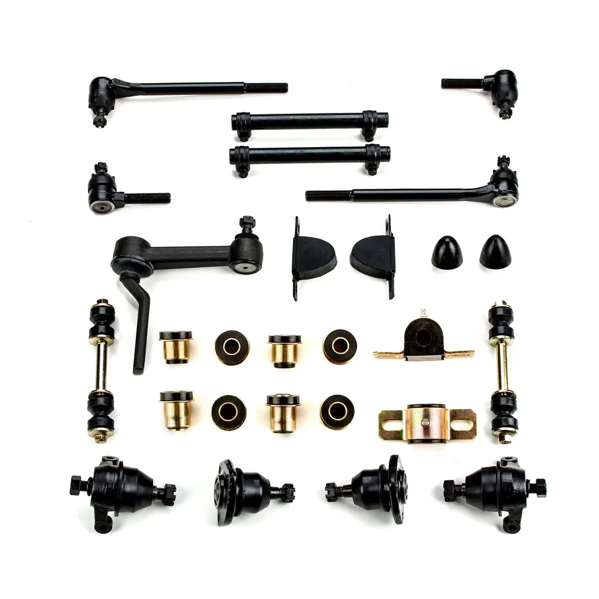 Black Poly Front End Suspension Master Rebuild Kit 1961 1962 Chevrolet Full Size