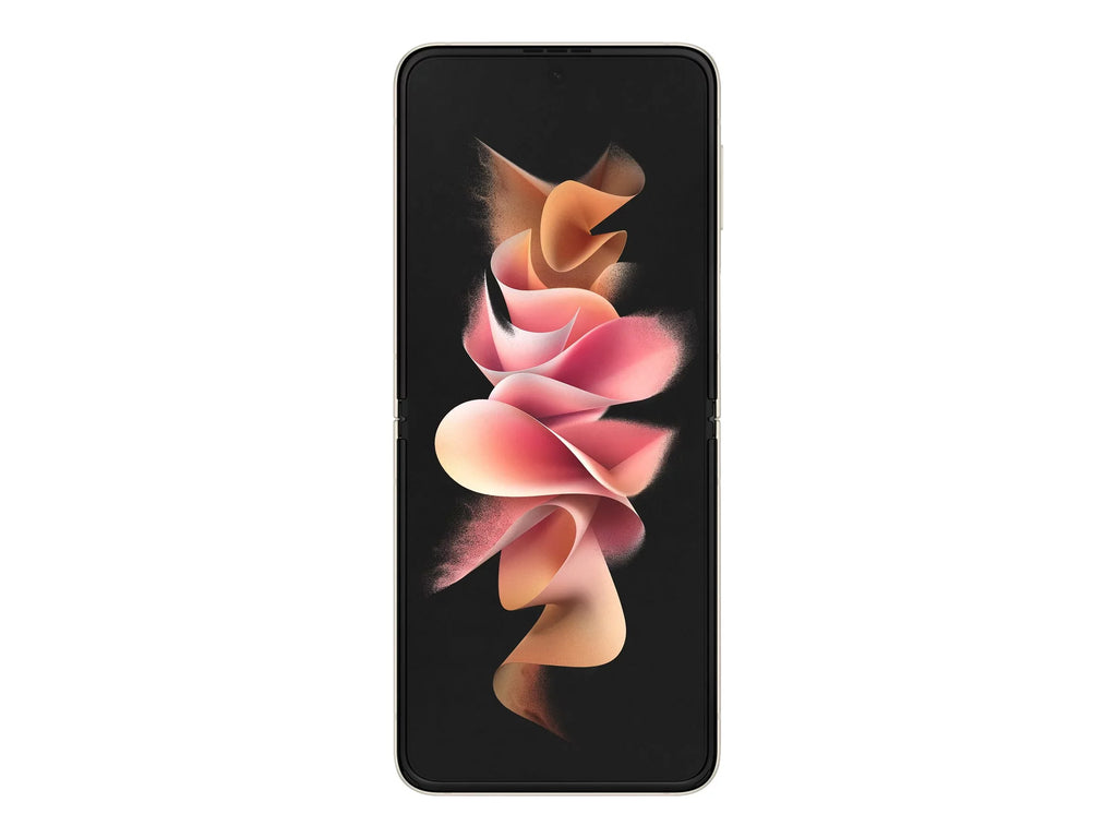 Samsung Galaxy Z Flip3 5G - 5G smartphone - dual-SIM - RAM 8 GB / Internal Memory 128 GB - OLED Panel - 6.7" - 2640 x 1080 pixels (120 Hz) - 2x rear cameras 12 MP, 12 MP - front camera 10 MP - cream