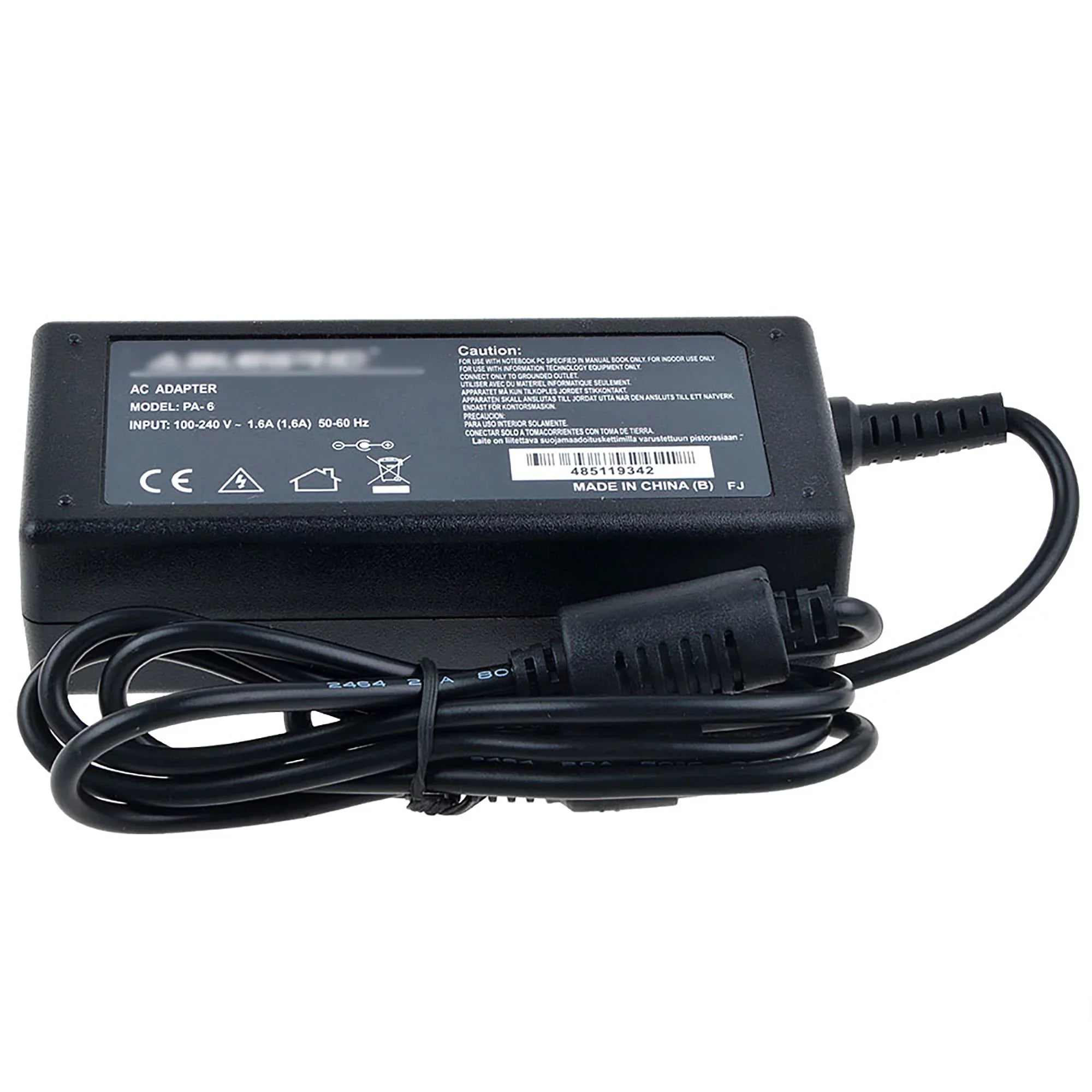 PKPOWER AC DC Adapter For Suaoki Model: S601 220Wh/20000mAh Solar Battery Portable Generator Power Source Power Supply Cord Cable PS Battery Charger Mains PSU
