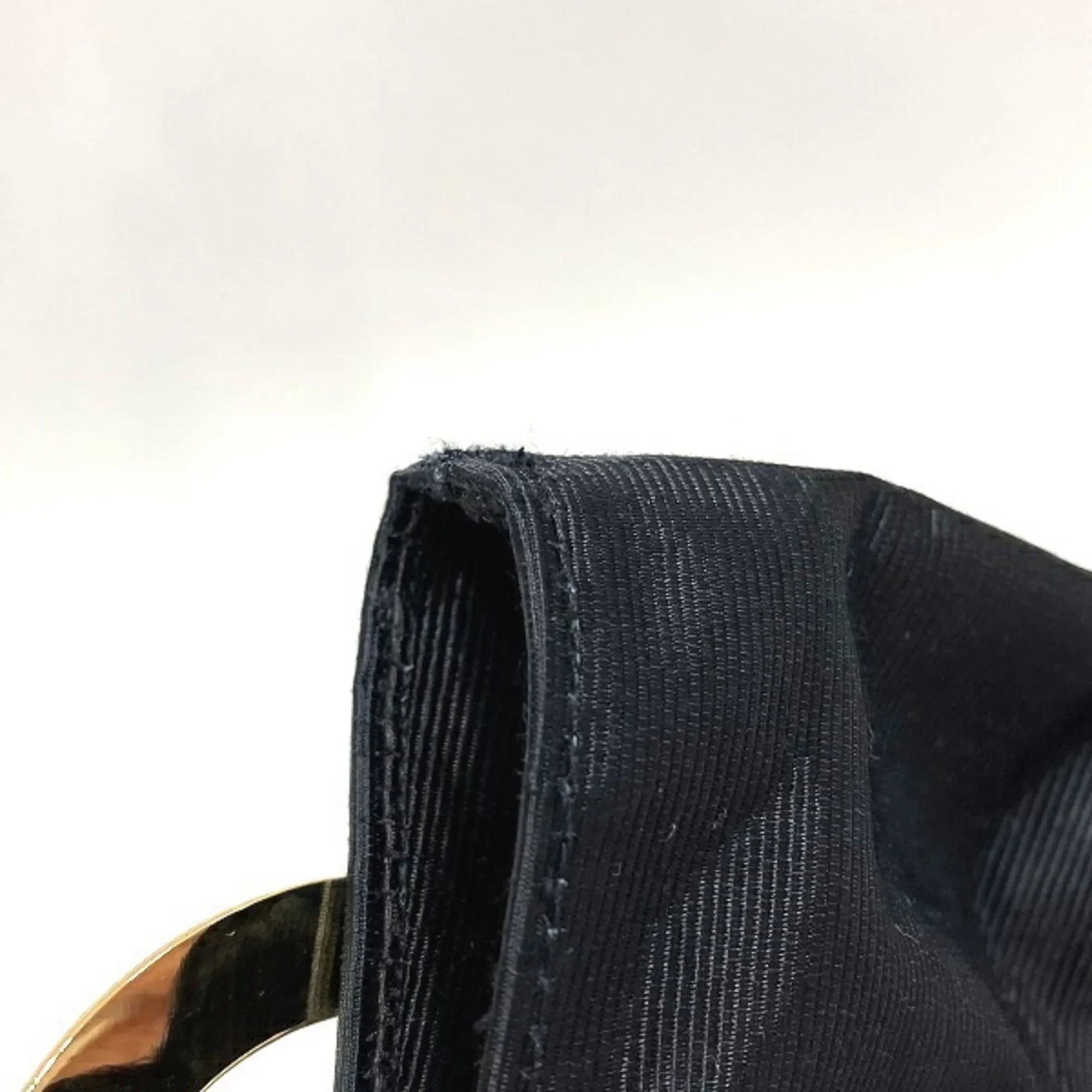 Pre-Owned Celine CELINE circle metal fittings nylon mini bag handbag ladies (Good)