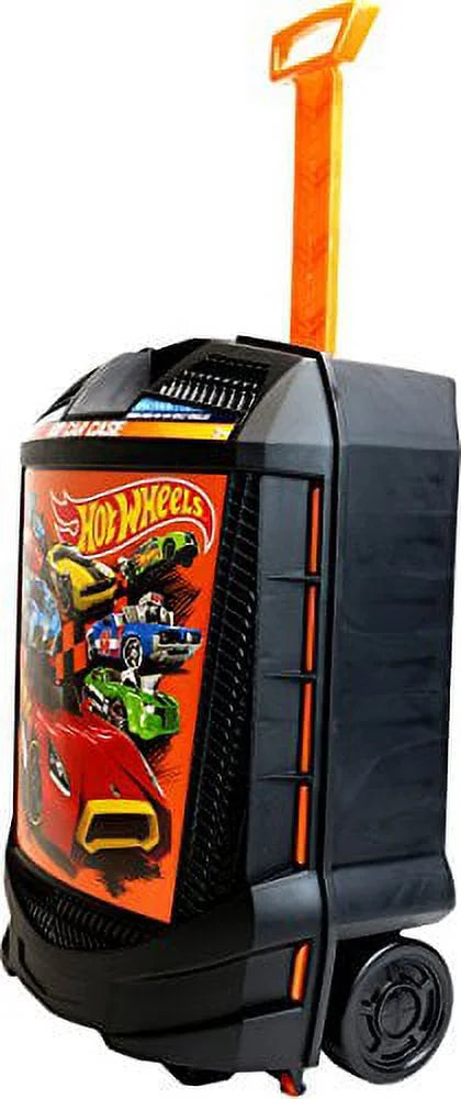 Hot Wheels 100-Car, Rolling Storage Case with Retractable Handle Hot Wheels 100-car