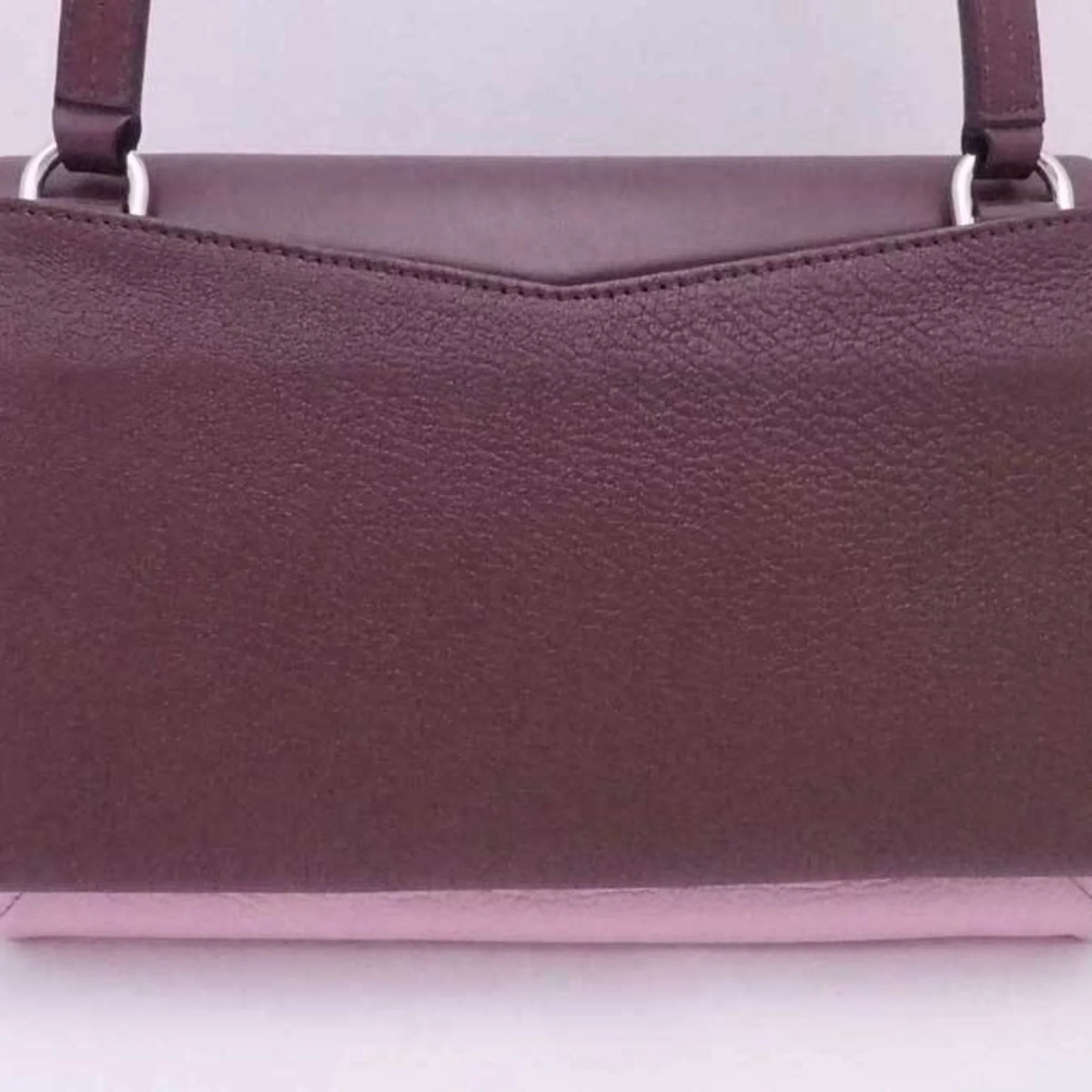Pre-Owned Givenchy GIVENCHY Crossbody Shoulder Bag Duet Leather Bordeaux x Pink White Women's (Good)