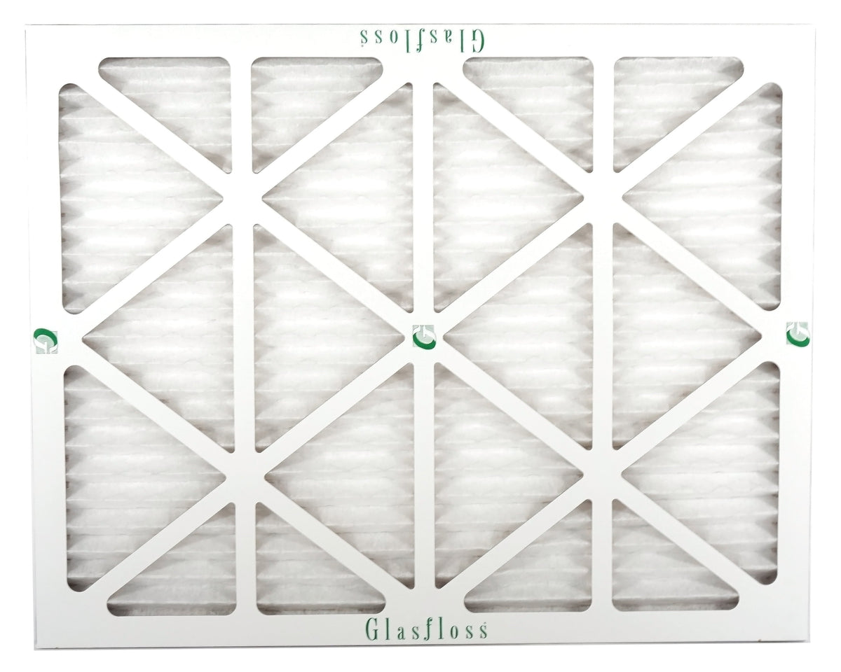 Glasfloss 16x20x1 - MERV 10 -Qty:6 - Furnace Air Filter - Made in USA (Actual Size: 15.5 x 19.5x7/8 inch)