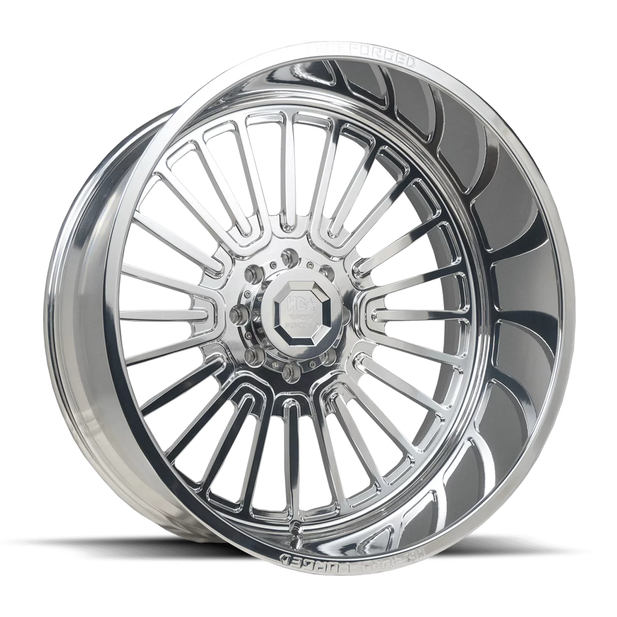LUXXX HD FORGED LHD PRO 6 WARHOG 26X16 8X165 -101ET 87.1CB High Polished Wheel