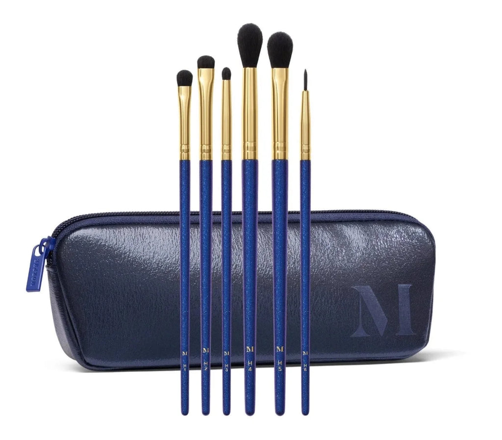 Morphe the More the Merrier Eyeshadow Brush Set With Brush Cleaner And Brush Bag