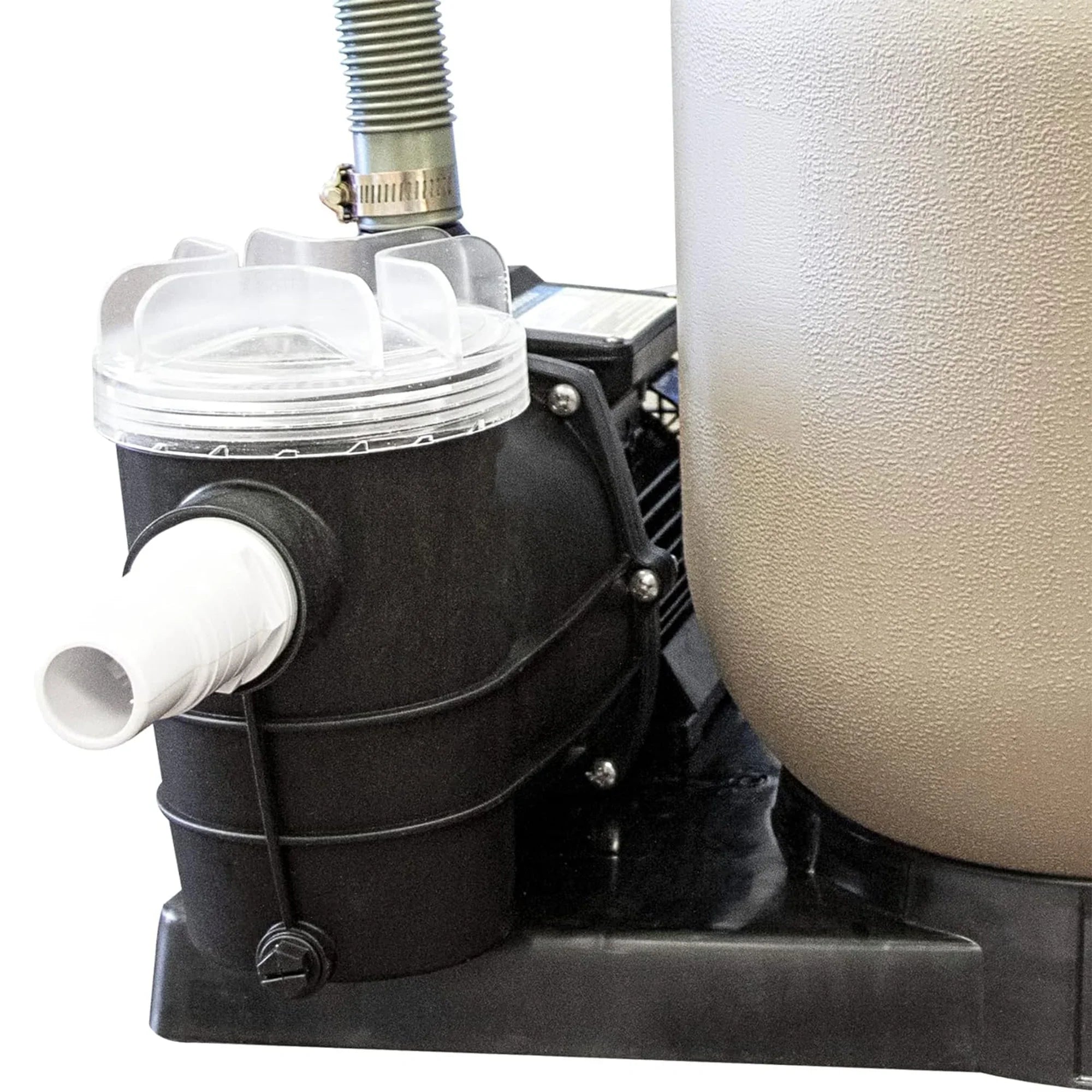HYDROTOOLS By SWIMLINE 714061 Hydro-Flo 0.35 HP (0.45 THP) 2400 GPH ABOVE GROUND Powerful Pool Pump 1 Speed Extra Large Strainer Basket Vertical Discharge 115V Energy Saving Silent Noise DOE Certified